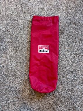 Vintage Marlboro Red Adventure Team Drawstring Pouch for tent